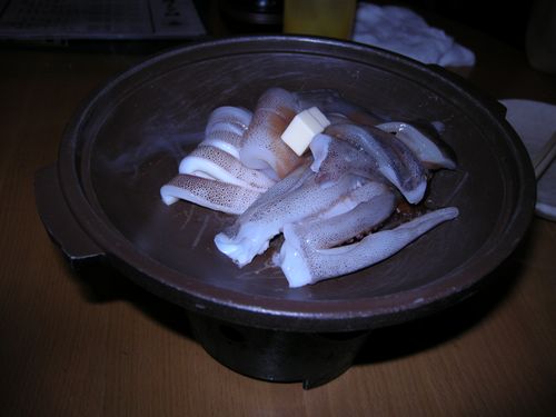 イカの肝ソース焼き