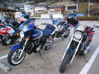 懐かしい単車が一台